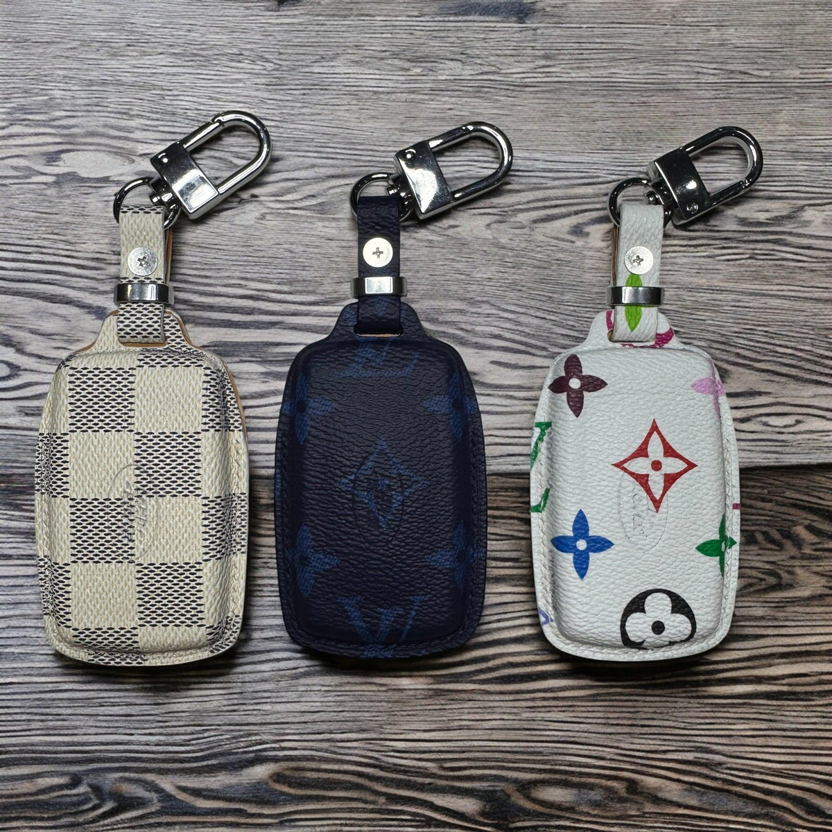 Upcycled LV Key Fob Case for Land Rover – Handmade &amp; Unique