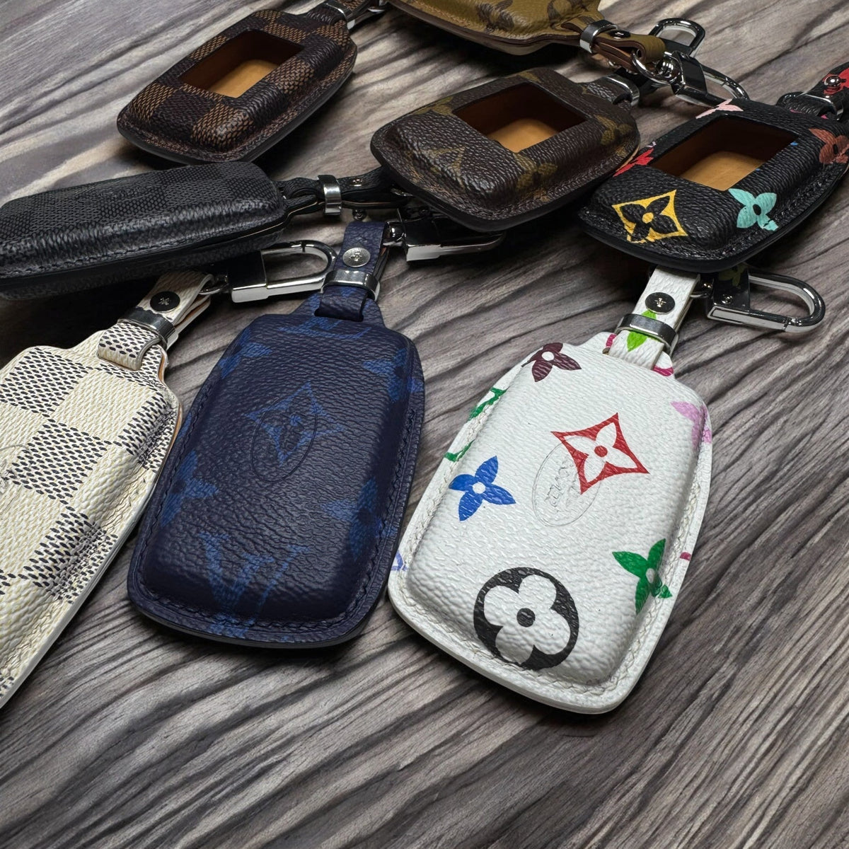 Upcycled LV Key Fob Case for Land Rover – Handmade &amp; Unique