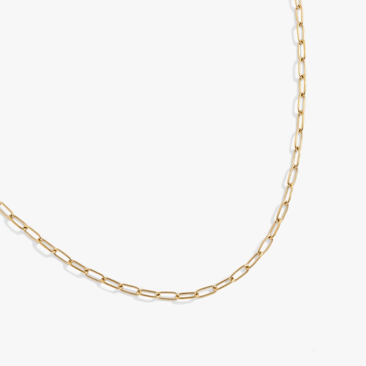 Paperclip Charm &amp; Layering Necklace