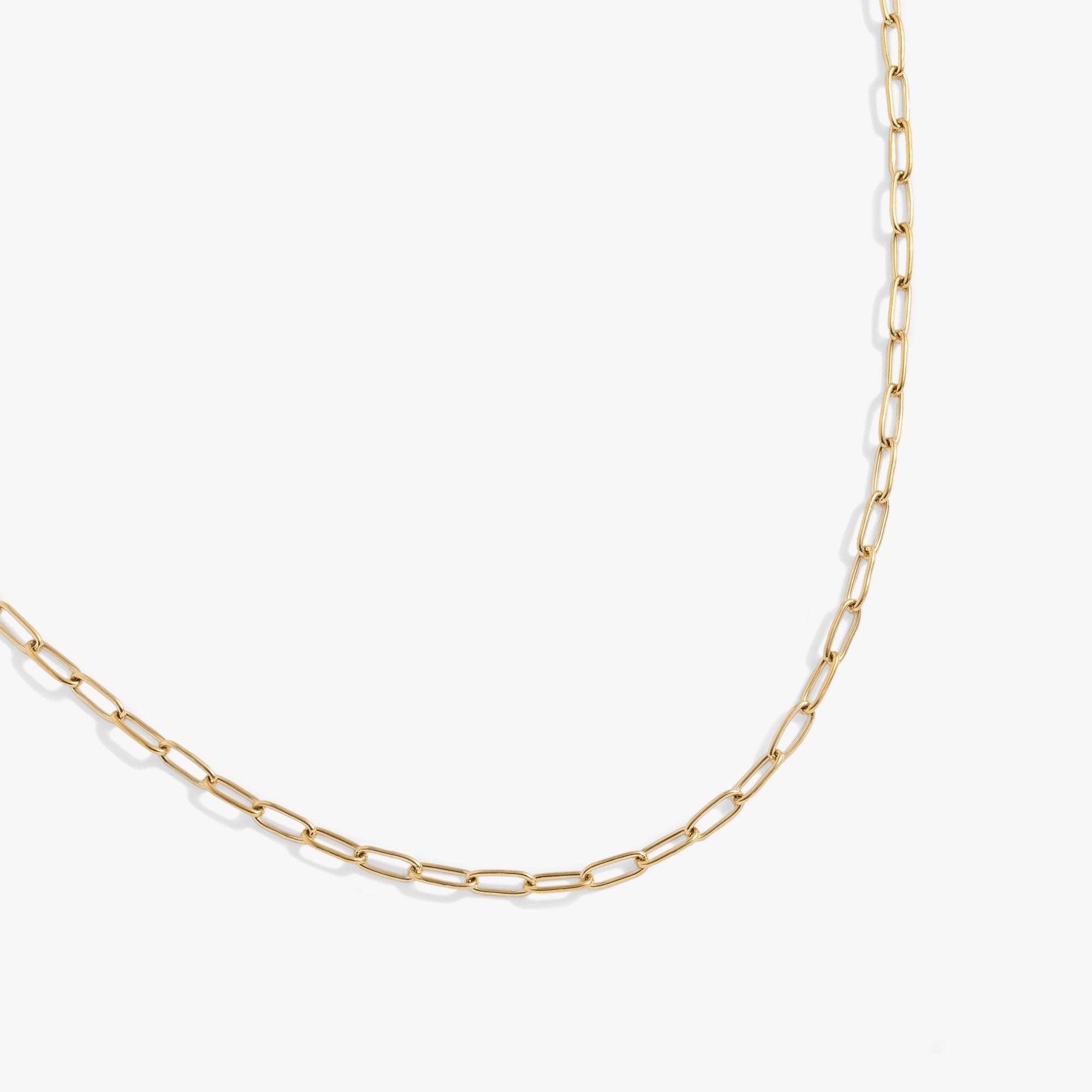 Paperclip Charm &amp; Layering Necklace