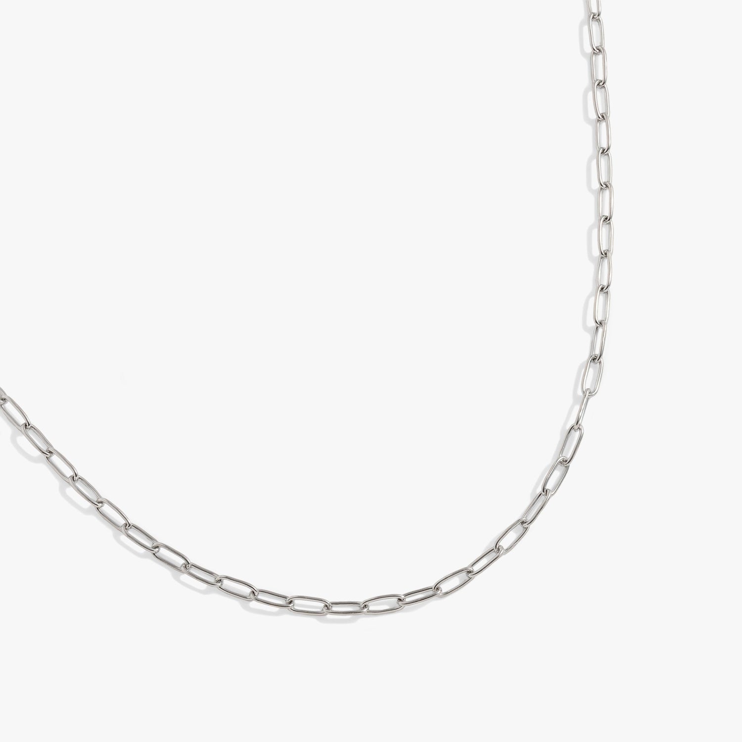 Paperclip Charm &amp; Layering Necklace