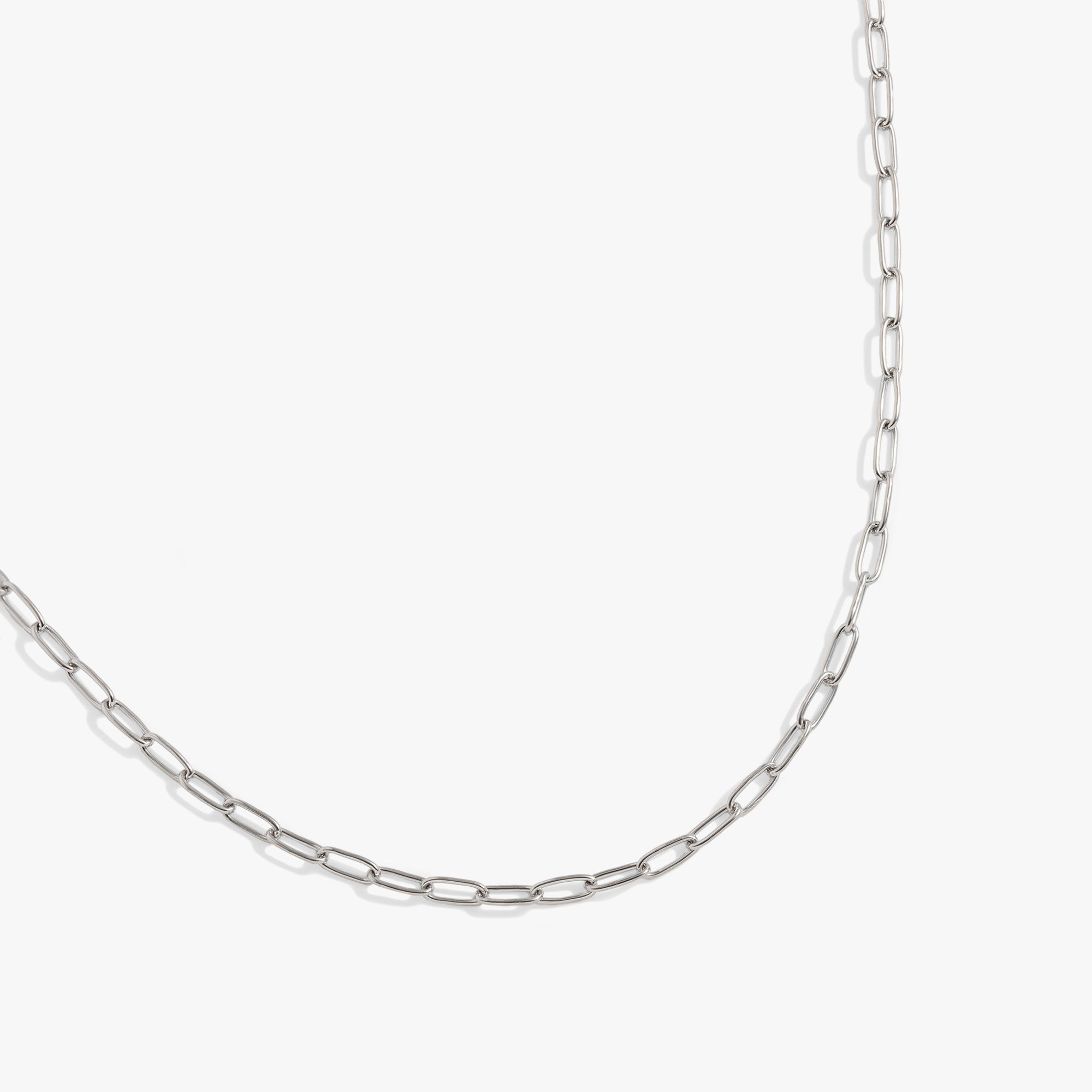 Paperclip Charm &amp; Layering Necklace