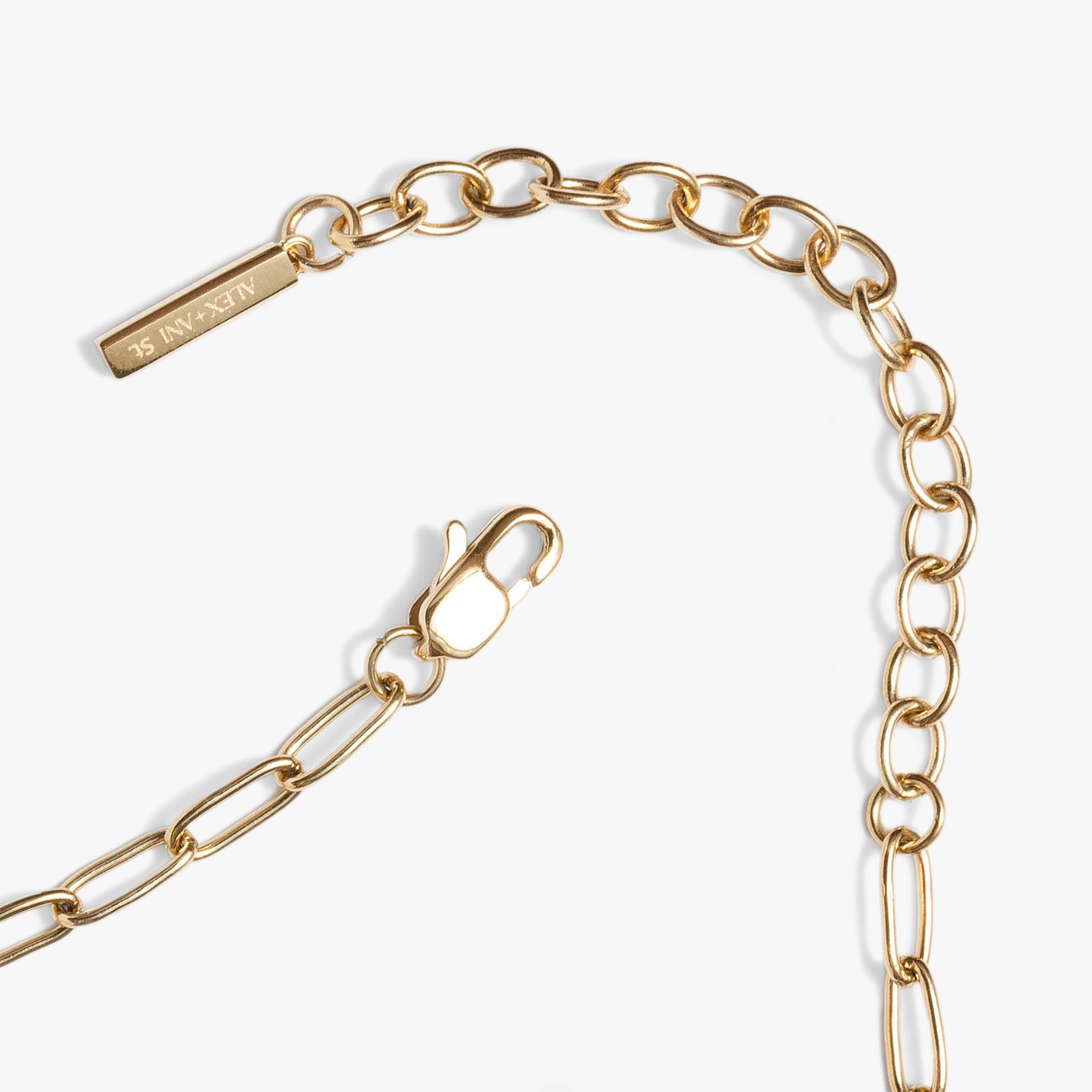 Paperclip Charm &amp; Layering Necklace