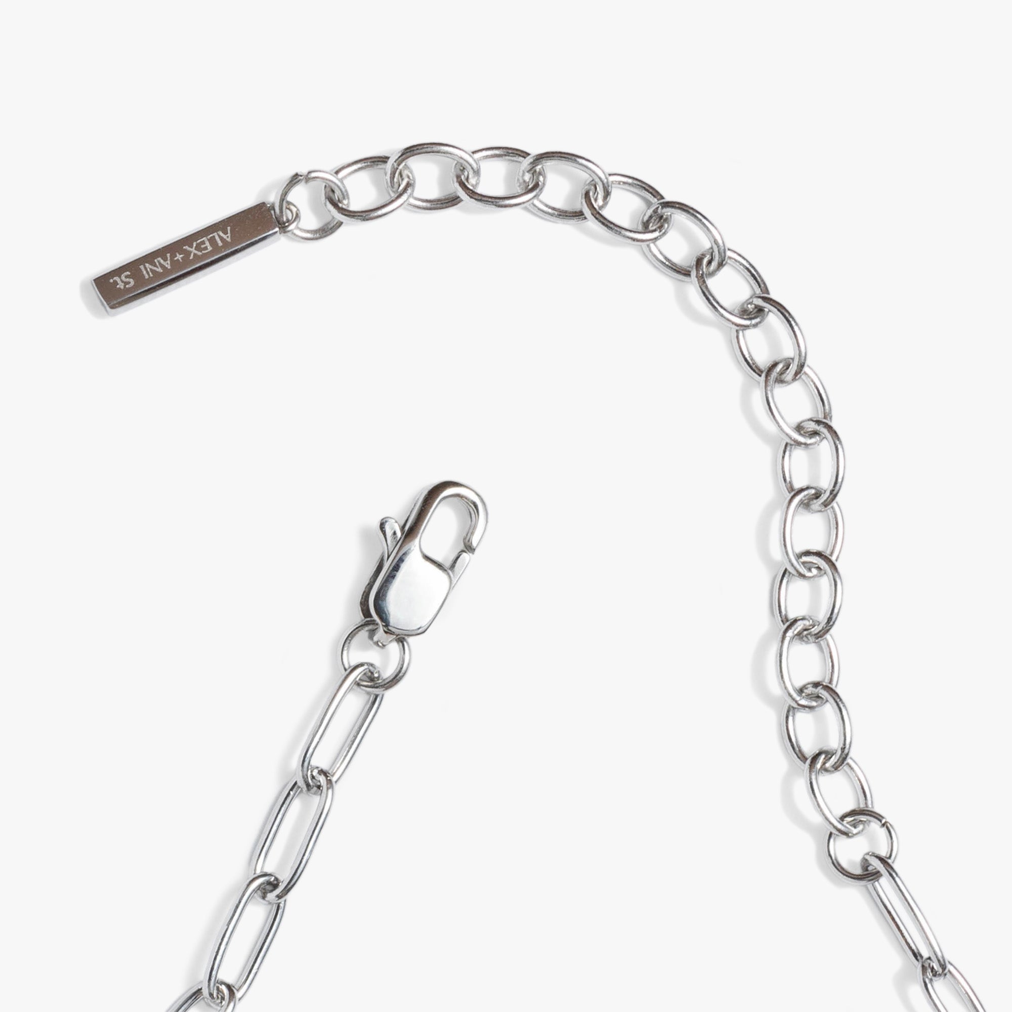 Paperclip Charm &amp; Layering Necklace
