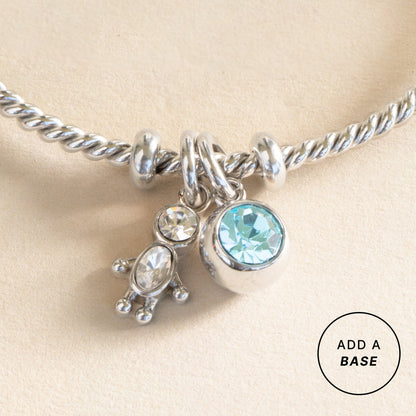 March Birthstone Interchangeable Charm