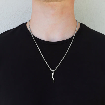 Italian Horn Gold Pendant