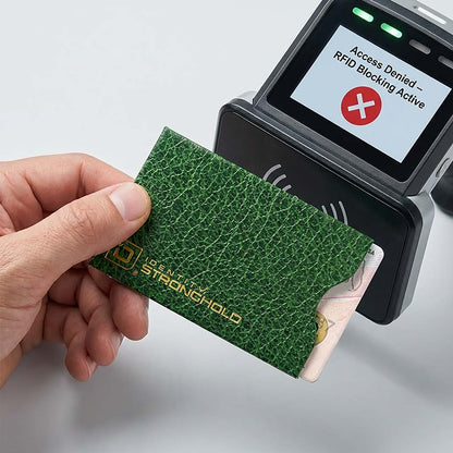 RFID Blocking Credit Card and Passport Sleeves - Leather Look 20 Pack