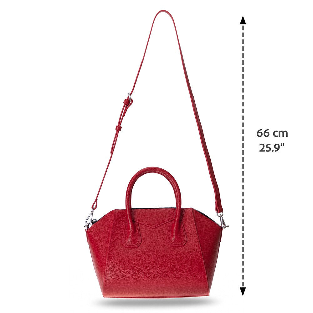 Lorenza Medium Women’s Leather Bag – Genuine Leather Handbag for Everyday Elegance | Minimal &amp; Handcrafted