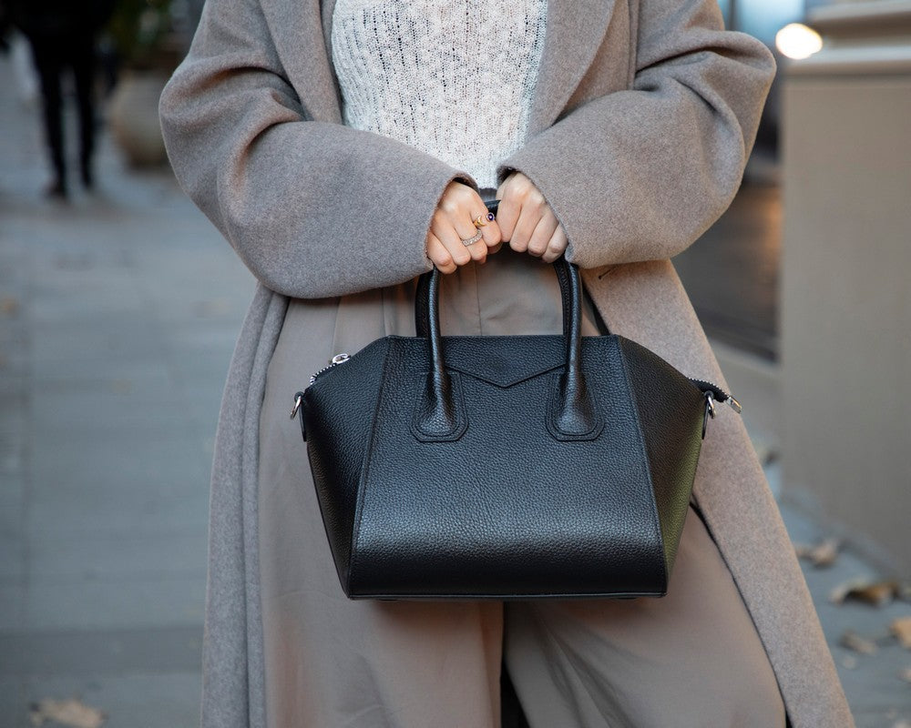 Lorenza Medium Women’s Leather Bag – Genuine Leather Handbag for Everyday Elegance | Minimal &amp; Handcrafted