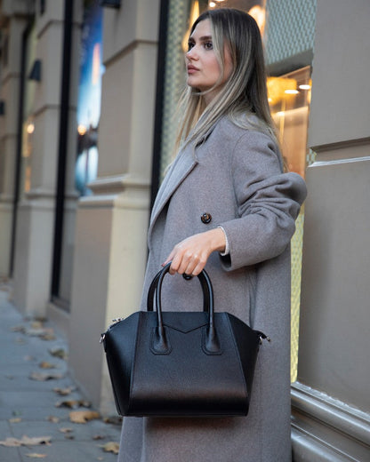 Lorenza Medium Women’s Leather Bag – Genuine Leather Handbag for Everyday Elegance | Minimal &amp; Handcrafted