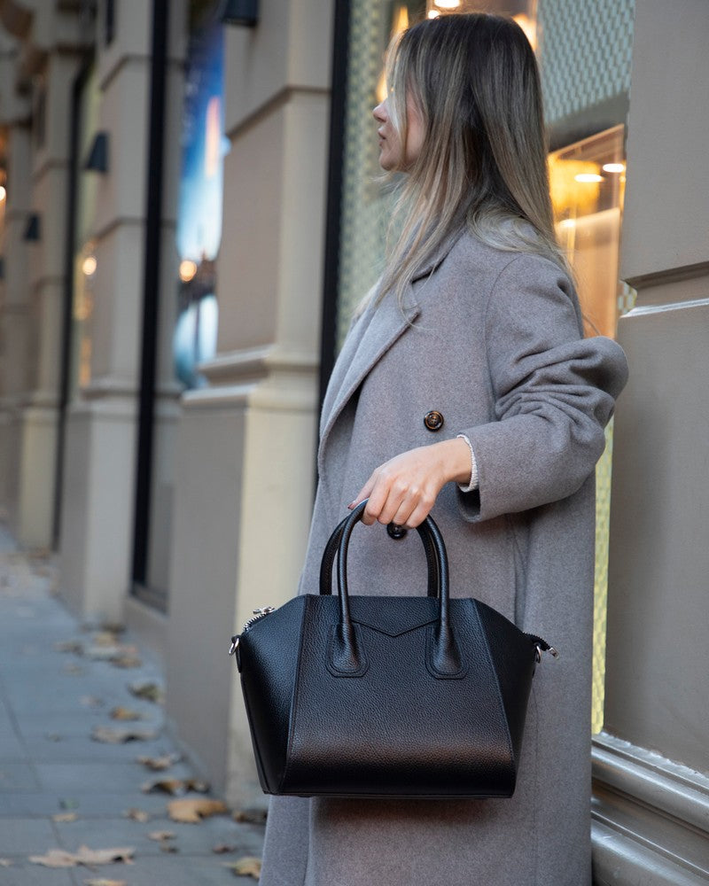 Lorenza Medium Women’s Leather Bag – Genuine Leather Handbag for Everyday Elegance | Minimal &amp; Handcrafted