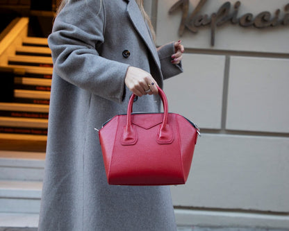 Lorenza Medium Women’s Leather Bag – Genuine Leather Handbag for Everyday Elegance | Minimal &amp; Handcrafted