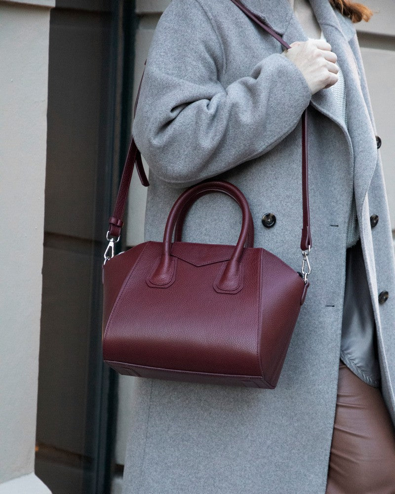 Lorenza Medium Women’s Leather Bag – Genuine Leather Handbag for Everyday Elegance | Minimal &amp; Handcrafted