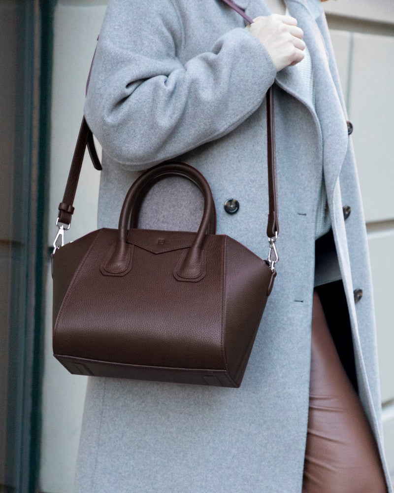 Lorenza Medium Women’s Leather Bag – Genuine Leather Handbag for Everyday Elegance | Minimal &amp; Handcrafted