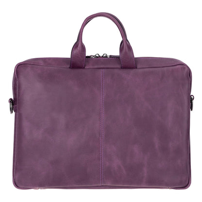 Apollo Leather Business Briefcase / Laptop Case 16"