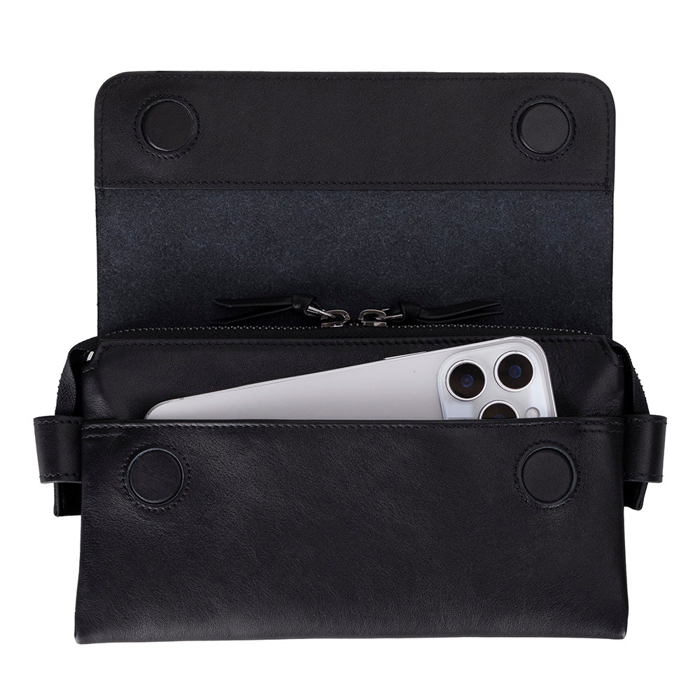 Prestige Leather Clutch Bag