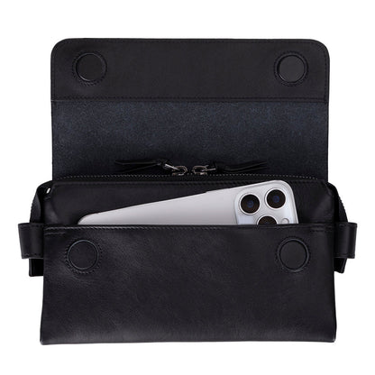 Prestige Leather Clutch Bag