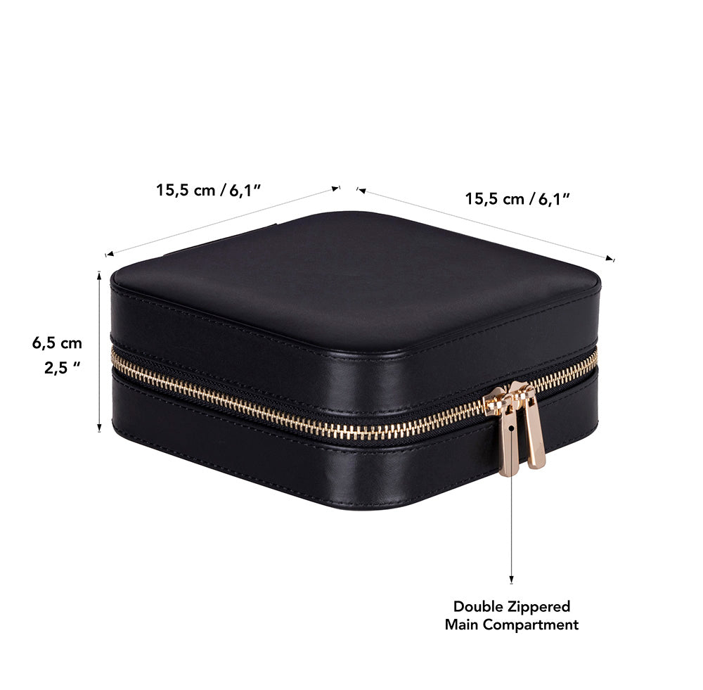 Amanda Leather Jewelry Box, Large