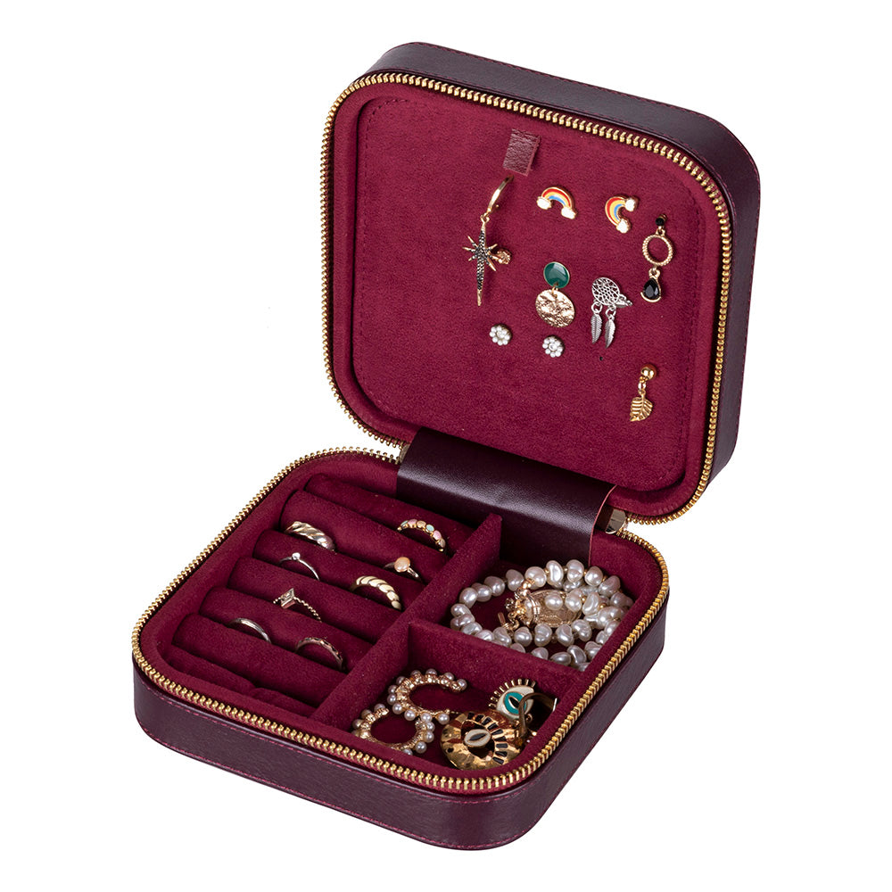 Amanda Leather Jewelry Box, Large