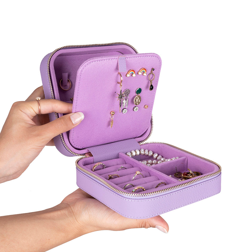 Amanda Leather Jewelry Box, Large