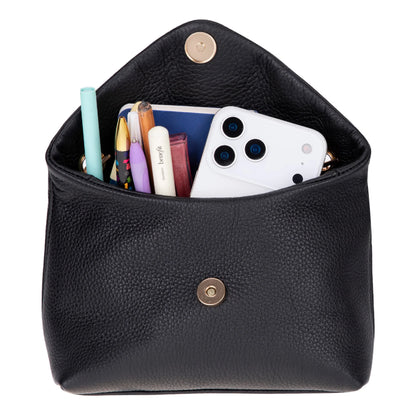 Carrera Lunera Women’s Leather Bag – Floater Leather Women’s Shoulder &amp; Crossbody Bag with Chain Strap for Everyday Elegance | Minimal &amp; Handcrafted