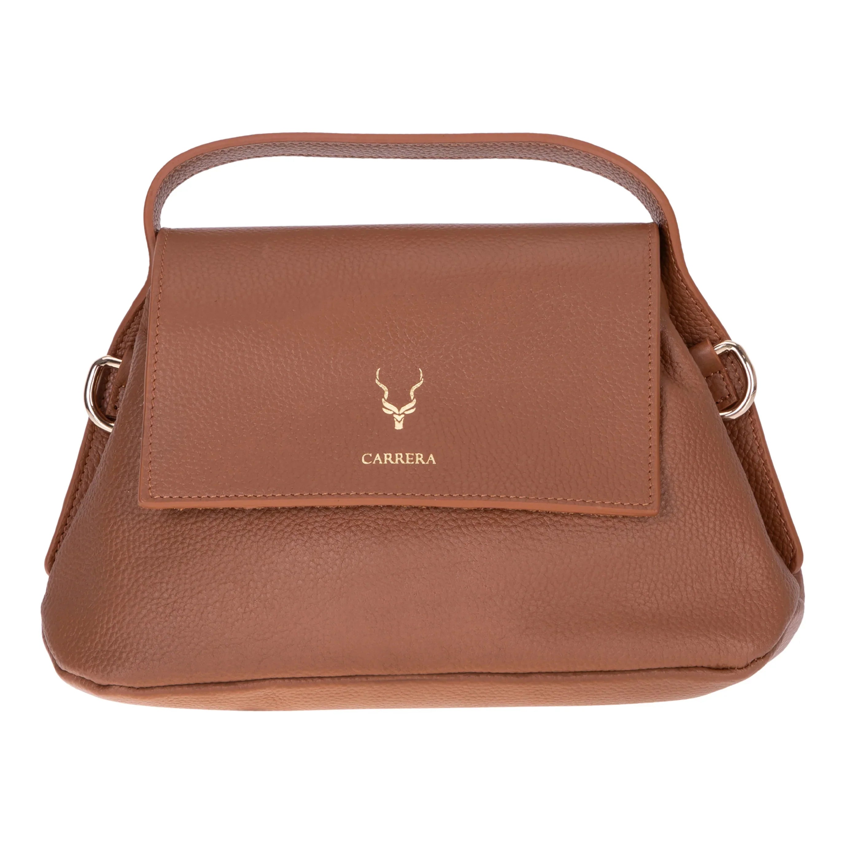 Carrera Arvelia Women’s Leather Bag – Floater Leather Shoulder &amp; Top Handle Bag for Everyday Elegance | Minimal &amp; Handcrafted