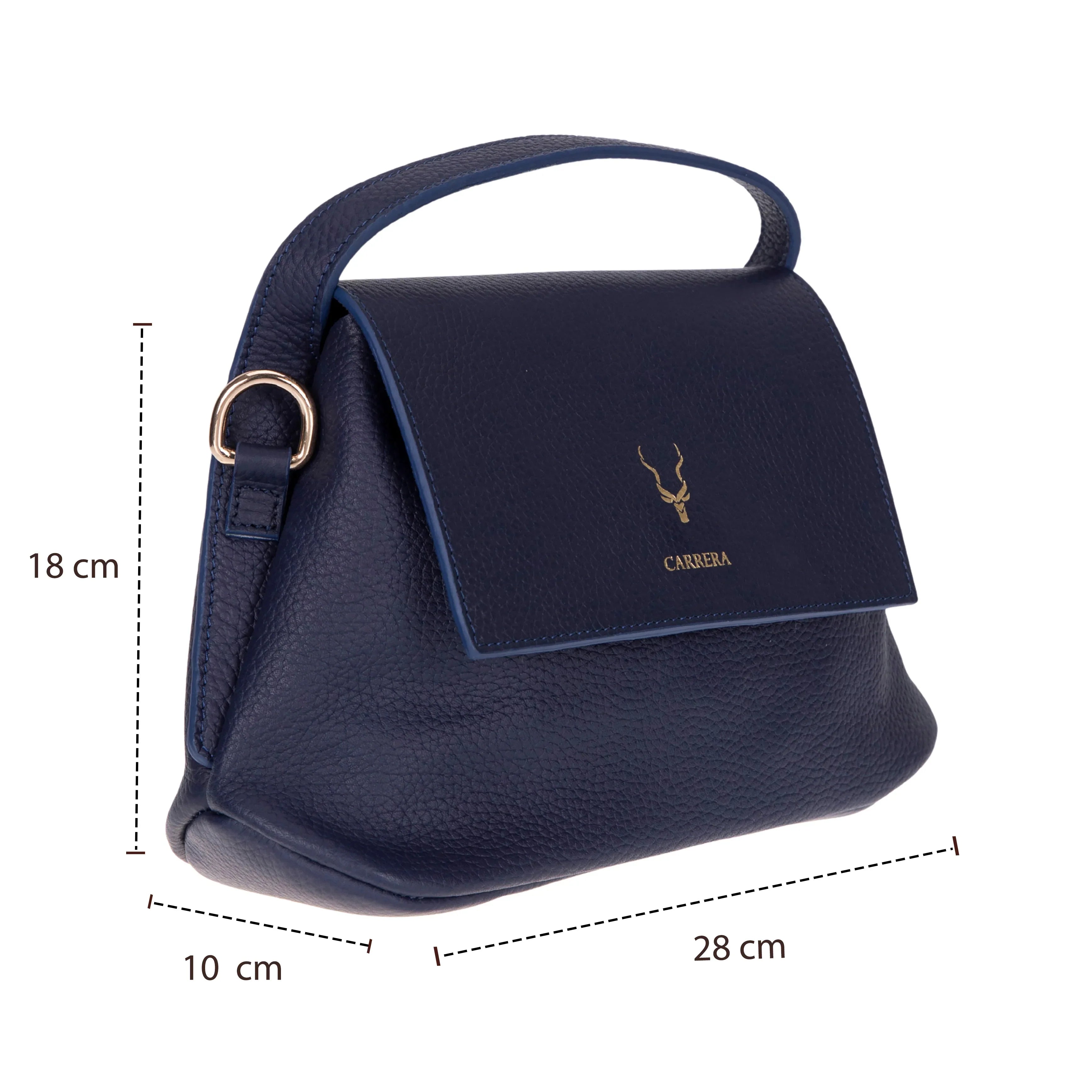 Carrera Arvelia Women’s Leather Bag – Floater Leather Shoulder &amp; Top Handle Bag for Everyday Elegance | Minimal &amp; Handcrafted