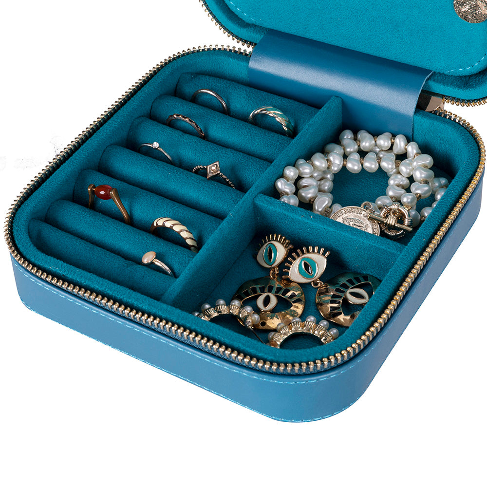 Amanda Leather Jewelry Box, Large