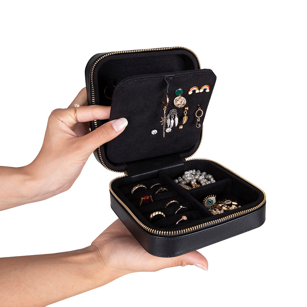 Amanda Leather Jewelry Box, Large