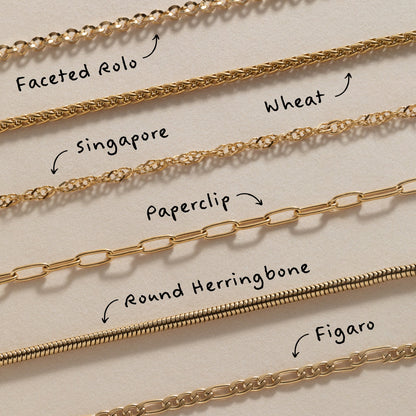 Figaro Charm &amp; Layering Necklace