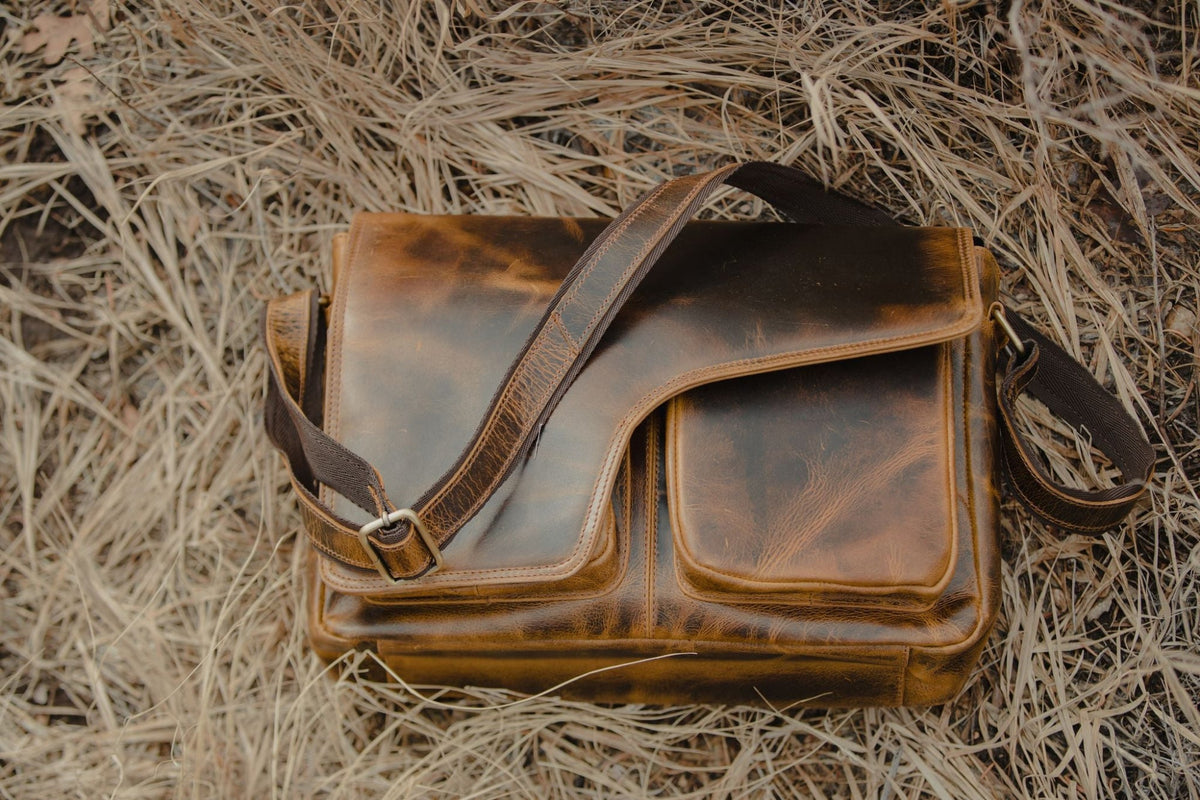 Buffalo Leather Messenger