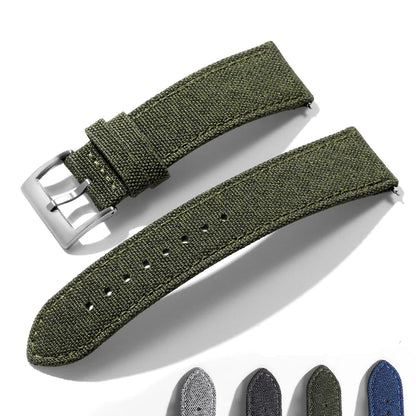 Motorola Moto Quick Release Sailcloth Nylon Watch Band Strap