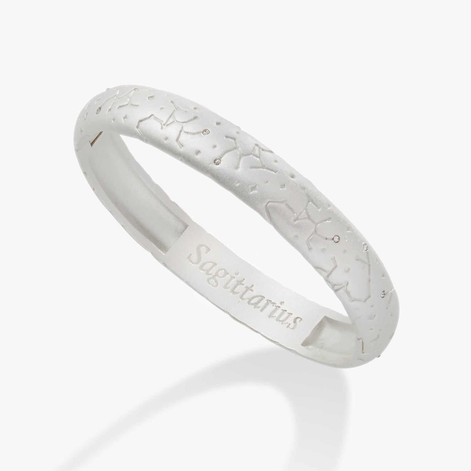 Sagittarius Zodiac Hinge Bangle