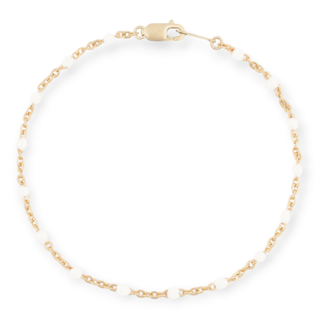 white daisy bracelet