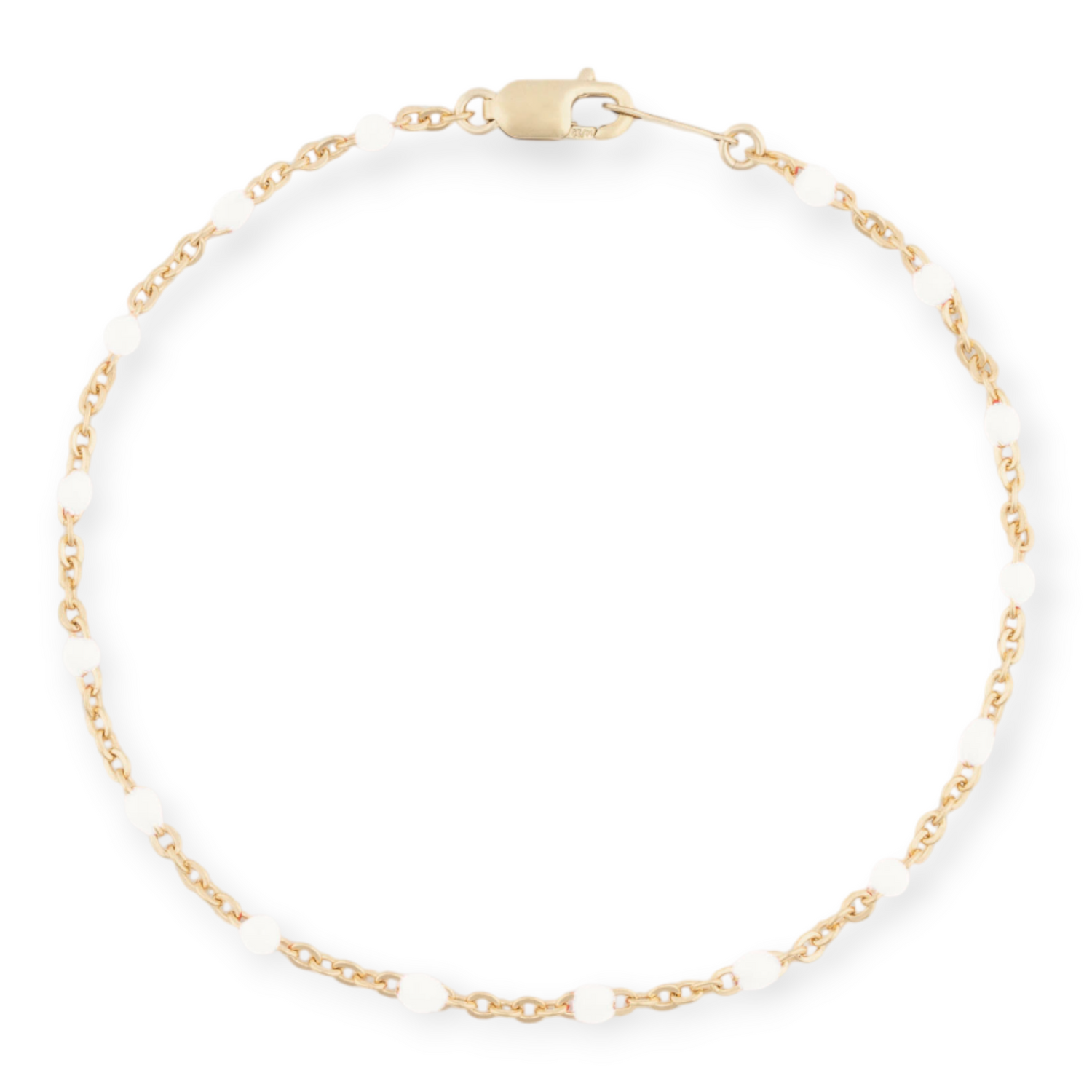 white daisy bracelet