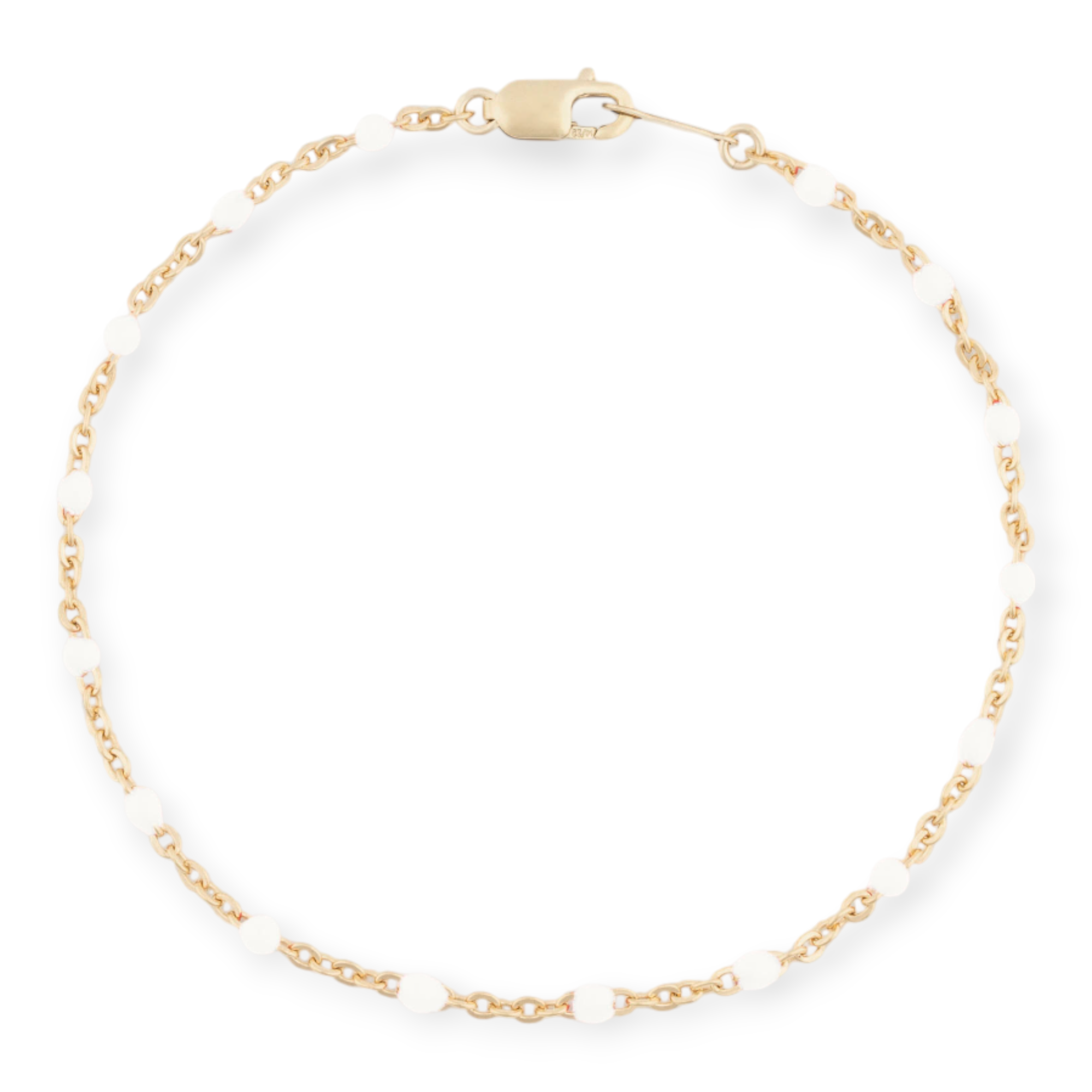 white daisy bracelet
