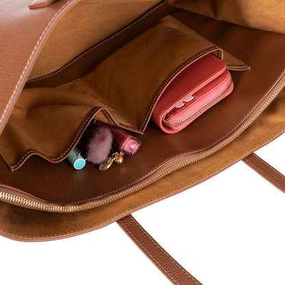 Solea Women’s Leather Bag – Genuine Leather Women’s Tote Shoulder Bag for Everyday Use | Minimal &amp; Handcrafted