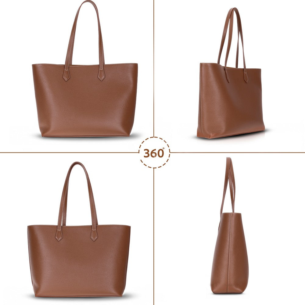 Solea Women’s Leather Bag – Genuine Leather Women’s Tote Shoulder Bag for Everyday Use | Minimal &amp; Handcrafted