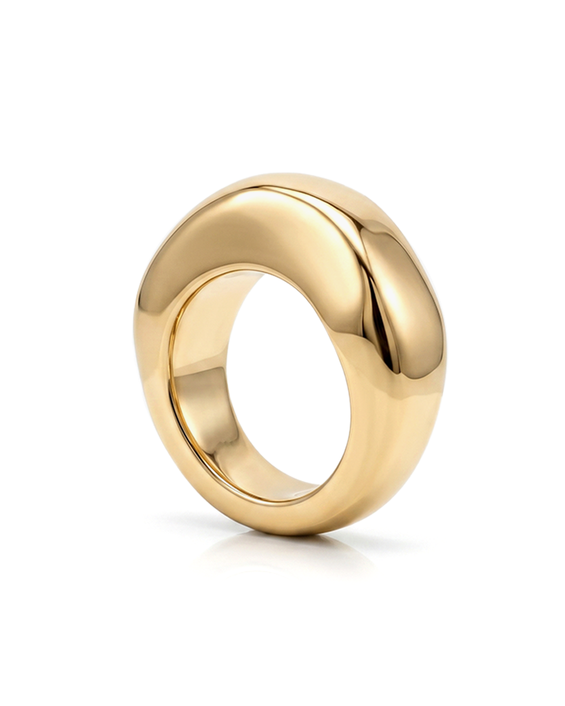 Stella Chunky Dome Gold Statement Ring