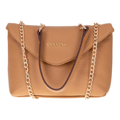 Carrera Lunera Women’s Leather Bag – Floater Leather Women’s Shoulder &amp; Crossbody Bag with Chain Strap for Everyday Elegance | Minimal &amp; Handcrafted