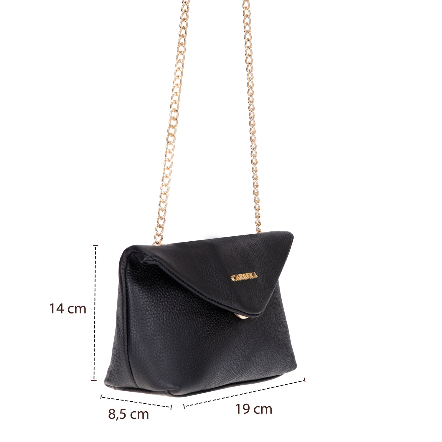 Carrera Lunera Women’s Leather Bag – Floater Leather Women’s Shoulder &amp; Crossbody Bag with Chain Strap for Everyday Elegance | Minimal &amp; Handcrafted