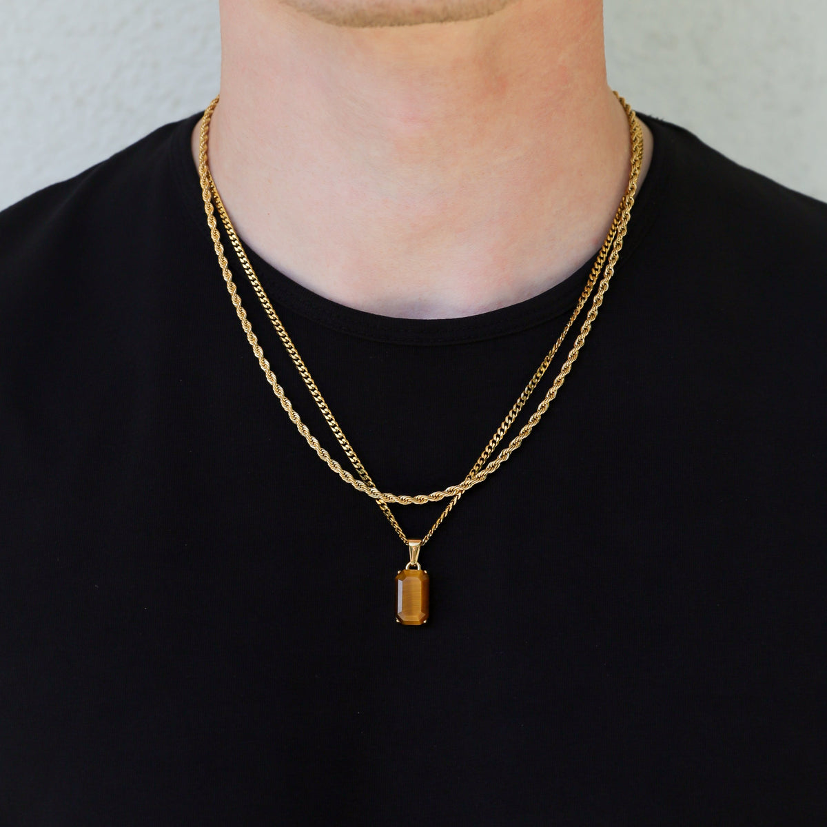 Tiger Eye Stone Pendant