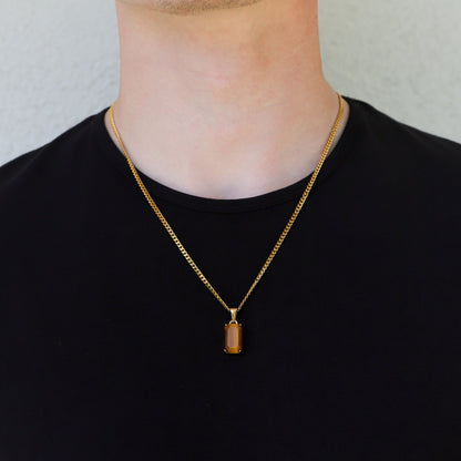 Tiger Eye Stone Pendant
