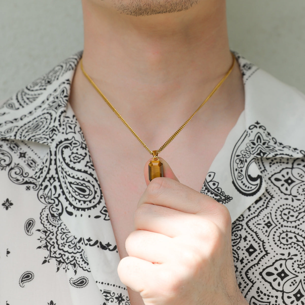 Tiger Eye Stone Pendant