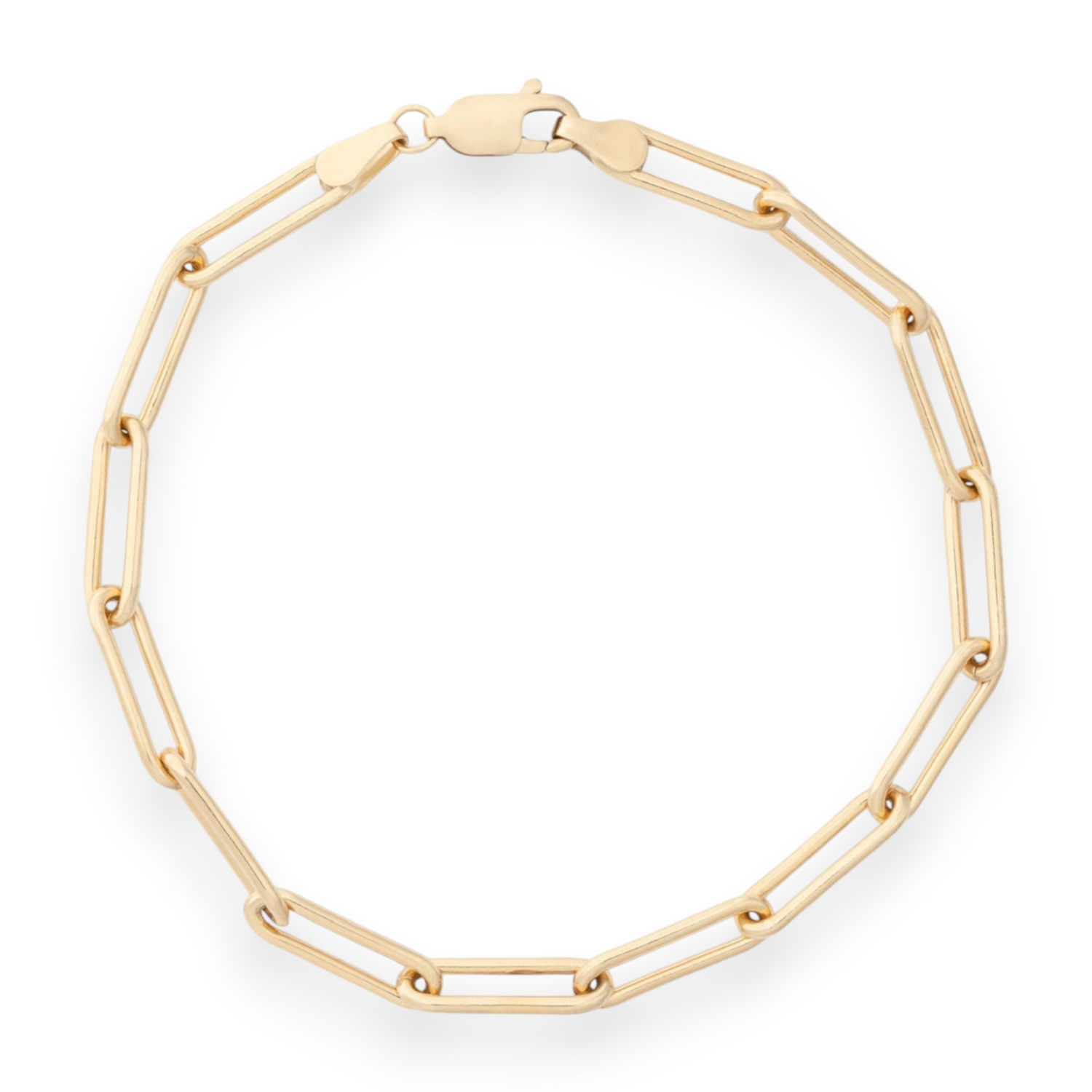 chunky paperclip bracelet