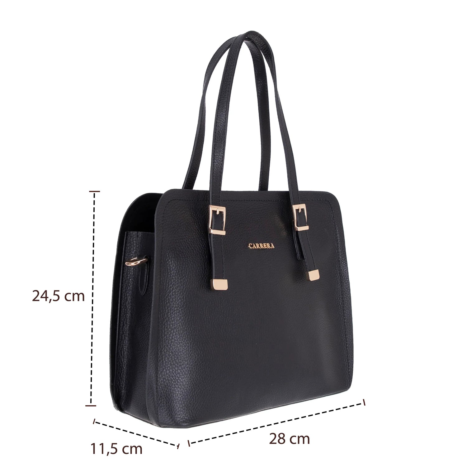 Carrera Velmora Women’s Leather Bag – Full-Grain Floater Leather Handbag for Everyday Elegance | Minimal &amp; Handcrafted