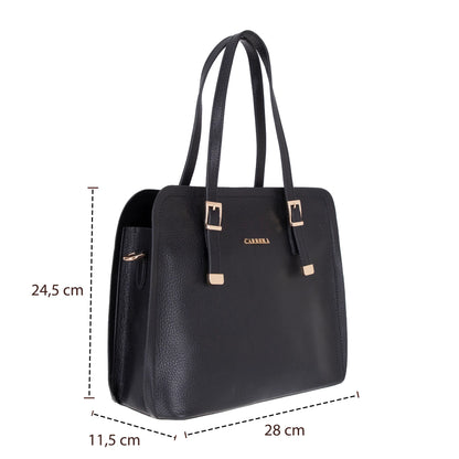 Carrera Velmora Women’s Leather Bag – Full-Grain Floater Leather Handbag for Everyday Elegance | Minimal &amp; Handcrafted