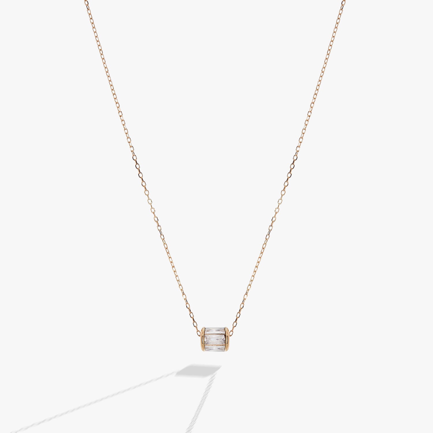April Birthstone Precious Pendant Necklace