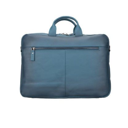 Apollo Leather Business Briefcase / Laptop Case 14"