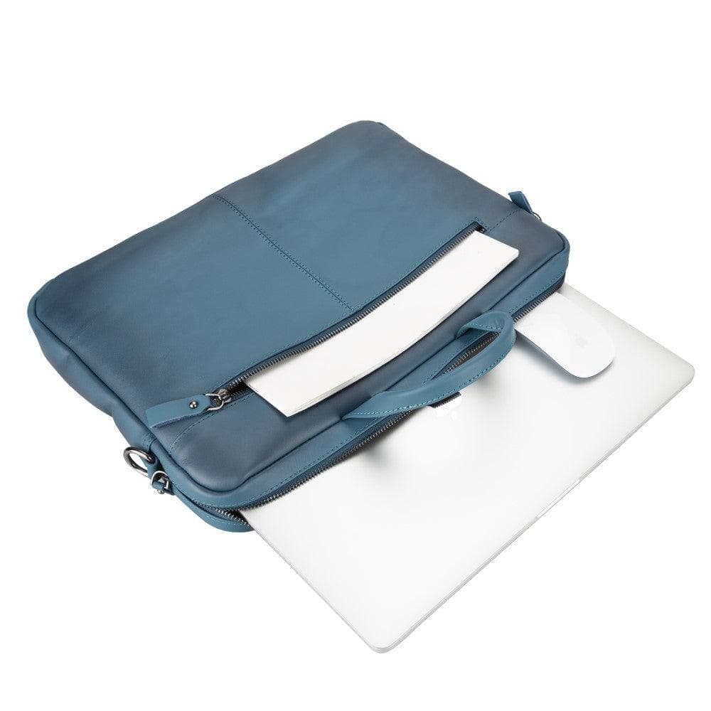 Apollo Leather Business Briefcase / Laptop Case 14"